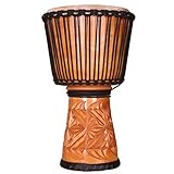 【Qualitätsmaterial Djembes Dj】: Djembes wird aus hochwertigem Naturholz und ausgesuchtem altem Ziegenleder hergestellt. Dauerhaft, hohe Empfindlichkeit und gute Resonanz. Die Klangqualität ist perfekt.