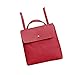 Produktbild Malloom® Frauen Dame Leder Schultaschen Schulter Rucksack Schulrucksack bauscht sich Reise (rot)