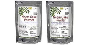TSR Organic fertilisers & Pesticides TSR Organic Neem Oil Cake Powder 1700 Grams (850 + 850 Grams) Fertilizer as Natural pest Repellent and Manure for Garden Plants