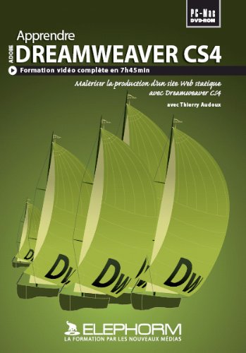 Preisvergleich Produktbild Apprendre Dreamweaver CS4 -Formation complète (Thierry Audoux)