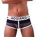 Produktbild TUDUZ Basic Boxer Boxershort Unterhose Unterwäsche Pants Männer (Grau, S)