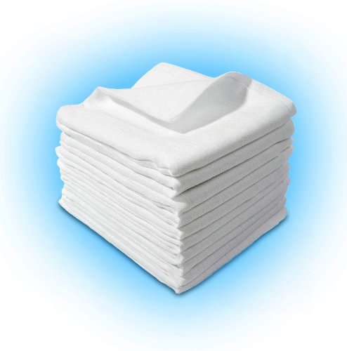 Details about 100% COTTON NAPPY BABY NAPPIES 3 6 12 24 pcs PACK SQUARE MUSLIN CLOTH REUSABLE (6 Pack)