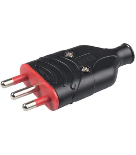 Vimar Mobile Steckdose SICURY – 2P+T 16A 250V, Italienischer Standard P40, Weiß