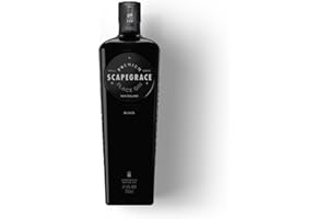 SCAPEGRACE Black 41.6% - Premium Gin - Serie limitata - Naturalmente nero, cambia colore con l'acqua tonica - 700 ml