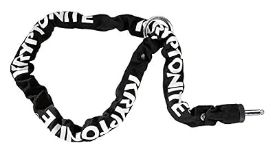Kryptonite Plug in Chain 9Mm 120 Cm antivol vélo Mixte Adulte, Noir