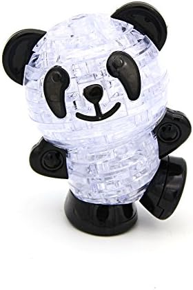Gift Ideas! Cube Crystal Puzzle, 3D Jigsaw Puzzle - Shape Lovely Chinese Panda