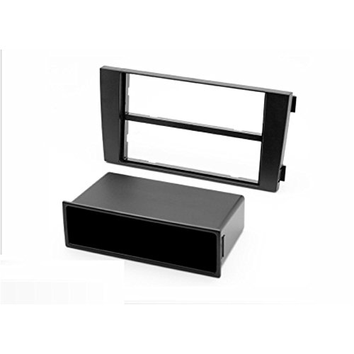 CARAV 11-002 1-DIN Marco de plástico para Radio para A6 (4B) 1997-2005, Allroad 2000-2006 with Pocket