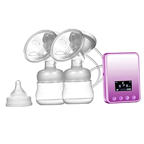 HD LCD Praktisch Elektrische Milchpumpe Brustpumpe Massage Stimulieren Laktation Saugen