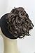 CURLY SCRUNCHIES BUN HAIRPIECE PONYTAIL UP DO HAIR EXTENSION SCRUNCHY (Medium Brown #6)