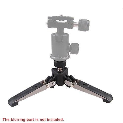Andoer - Base de Tres Patas Universal para Soporte de cámaras DSLR, Plegable con Rosca de 3/8