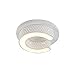 Produktbild 12W LED Deckenlampe Kreative Deckenleuchte 1 Lampe C-förmige Energiesparlampe für Flur Wohnzimmer Schlafzimmer Küche Farbe Weiß (1 Lampe - 12W Warmweiß)