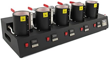 PixMax 5 in 1 Multi Mug Sublimation Heat Press Machine