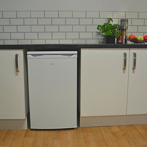 Igenix IG350R Freestanding Under Counter Fridge with Ice Box, 1 Adjustable Glass Shelf and Salad