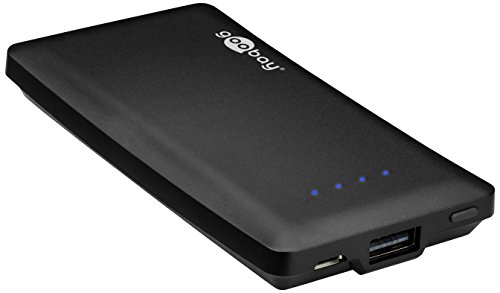Preisvergleich Produktbild Goobay 44826 Saugfuß Powerbank 4000mAh Zusatzakku mit Saugnäpfen schwarz