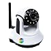 Produktbild Neue Megapixel HD 1280x720p Kabellose Mini Überwachungskamera mit IRCUT P2P Panorama/Neigung 2-Weg-Audio Mobilgerät-Unterstützung HD Infrarot Kamera Home Security Infrarot-Überwachungskamera unterstützt WEP/WPA/WAP2 Nachtsicht FTP IE 64Bit Eingebautes Mikrofon/Lautsprecher erlaubt Ihnen, direkt mit Personen zu sprechen