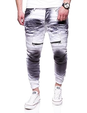 MT Styles Biker Jeans Slim Fit Hose RJ-3222