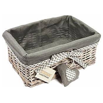 Jannyshop Rechteckige Aufbewahrungskorb Füllkörbchen mit