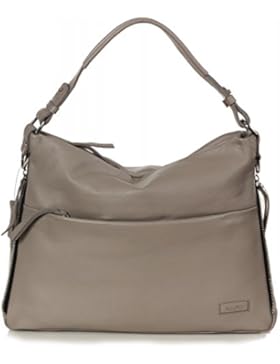 Rufo Schultertasche - Umhängetasche aus weichem Nappa Leder (38 x 30 x 10 cm)