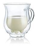 Cucina di Modena Doppelwandige Milchtasse mit witzigem Euterdesign Geschenk Cucina di Modena Doppelwandige Milchtasse mit witzigem Euterdesign Geschenk