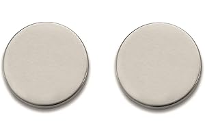 Bricard 668029 Tempo Design Rosettes for Interior Doors Without Keys for Living Room Kitchen, stainlesssteel