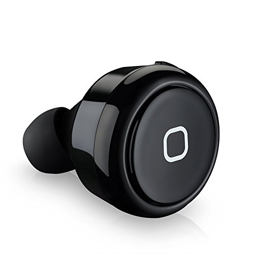 Preisvergleich Produktbild Mini Wireless Bluetooth Kopfhörer, Ailina Kopfhörer Headset Kopfhörer Unterstützung Freisprechen mit Mikrofon für die meisten Smartphones (schwarz)