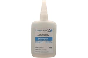 Cyanboard, adhesivo instantáneo de cianoacrilato de viscosidad media 100grs. Pegado de múltiples materiales, modelismo y maquetas, reparaciones.