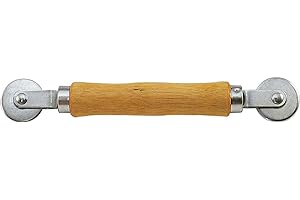 PRIME-LINE P 7505 Screen Rolling Tool – A Must Have Tool for Installing Window and Door Screens – Spline Roller with Wood Handle and Steel Wheels – Durable and Easy to Use (Single Pack)