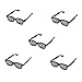 Price comparison product image 5 Pairs of Adults Passive Circular Polarized Lens 3D Glasses---Black