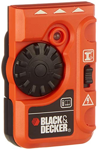 Black+Decker BDS200-XJ Detector de estructuras de Metal y Cables, 9 V
