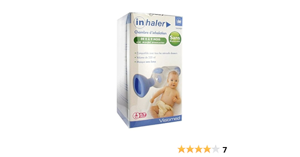 Visiomed Inhaler Chambre D Inhalation Pour Bebe 0 9 Mois Amazon Fr Hygiene Et Sante