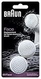 Braun SE89 Silk Epil Facial Brush Refill - Pack of 2