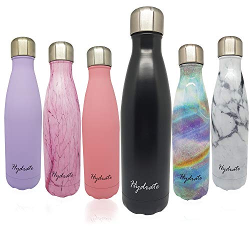 DC Hydrate Stainless Steel Sports Water Bottle, Double Insulated Vacuum Flask, 12 Hours Hot & 24 Hou DC Hydrate Stainless Steel Sports Water Bottle, Double Insulated Vacuum Flask, 12 Hours Hot & 24 Hou