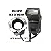 Produktbild MAKRO RING BLITZ Set ( MAKRORINGBLITZ / SYSTEMBLITZ- KOMBINATION ) mit E-TTL und E-TTL II für viele Canon EOS und PowerShot Kameras ...(powered by SIOCORE )