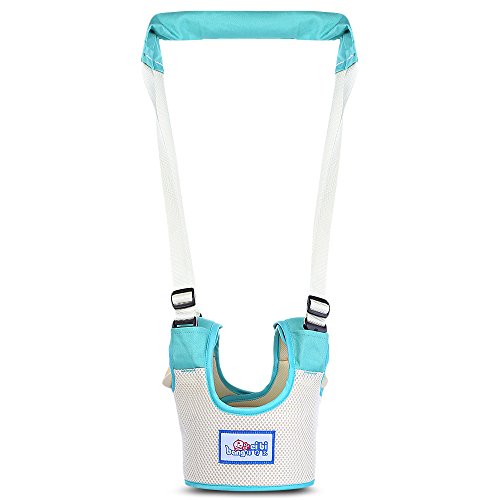 Kidsidol Baby Walker Arnés Walking Assistant pequeños Walking Safety Belt Adecuado para Bebé niño El gran ayudante de mamá?0-2 años? (Laguna Azul)