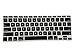 Saco High Quality Silicone Keyboard Protector Skin Cover for Apple MacBook Air MJVP2HN/A 11-inch Laptop (Black/Clear) RS.300.00