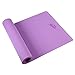 Produktbild HiHiLL Yogamatte - aus TPE, 71 x 183 x 6 mm, Rutschfest, hochdicht, mit Tragetasche, für Pilates, Sit-ups und Training der Körpermitte (YG-M1, Lila)