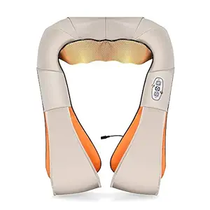 IRIS Shiatsu Back and Neck Massager with Heat Deep Kneading Massage for Neck, Back, Shoulder, Legs and Foot, Use at Home, Car, Office
