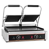 Olibelle 220V 50HZ 3600W Plancha de Table Electrique en Inox Barbecue Professionnel Electrique Grill Viande pour Cuisine Jardin Restaurant Soirée et Fête