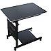 Produktbild Laptopständer DD Laptoptisch, Klappbar-beweglich-anhebbarer Pflegetisch, Bedside Workbench, Beistelltisch -Werkbank (Farbe : SCHWARZ)