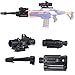 Produktbild BOROK Upgrade Kit Zubehör: Zielfernrohr mit Zoom(6X)+ Taschenlampe + Guide Rail Adapter + Vohrrohr Adapter für Nerf Stryfe/Nerf Retaliator/Nerf Rapidstrike/Nerf Modulus Regulator