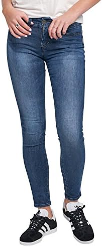 Silver Jeans Co. Women's Aiko Super Skinny Jeans, Dark Indigo Wash, 30W x 29L