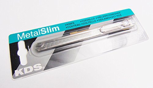 GedoTec® hochwertiger EDELSTAHL Cutter S-12 mit 9 mm Abbrechklingen | Universalmesser mit metallverstärkter Klingenführung | Teppichmesser inkl. 2 Stk. Abbrechklingen | Cuttermesser für sichers, schnelles und professionelles Schneiden | Made in Japan | Markenqualität für Ihren Wohnbereich - 2