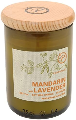Paddywax Ecogreen Mandarin And Lavendar Scented Candle