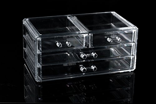 Solly´s® ANNA Aufbewahrungsbox für Make Up und Schmuck | Kosmetik Organizer aus Acryl | Schmuckkästchen | Schubladenbox Schminke - 7