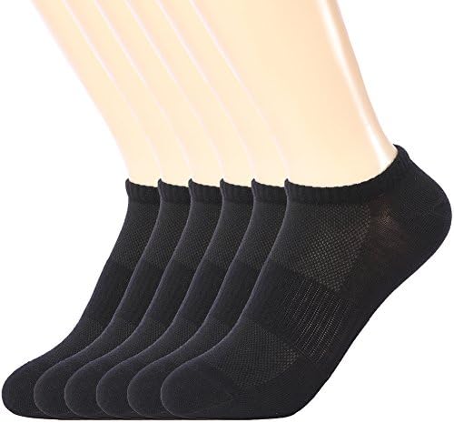 Womens 6 Pairs Cotton Rich Low Cut Socks