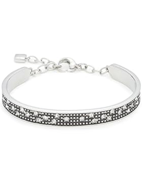 Leonardo Damen-Armreif Stelletta Edelstahl Glas transparent - 015696