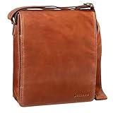 Messenger Bag mittelgroß im Vintage Design - vielseitig einsetzbar für Uni, Beruf, Büro, Pendeln und Freizeit