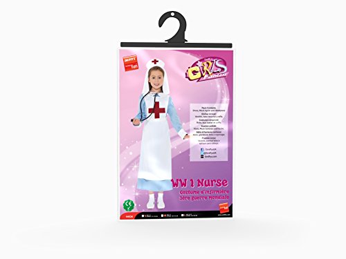 Smiffys Children's WW1 Nurse Costume, Dress, Mock Apron and Headpiece, Size: S, Colour: Blue, 44026 reviews Smiffys Children's WW1 Nurse Costume, Dress, Mock Apron and Headpiece, Size: S, Colour: Blue, 44026