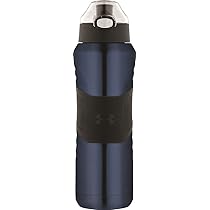 under armour dominate 24 ounce vacuum insulated stainless steel bottle with flip top lid