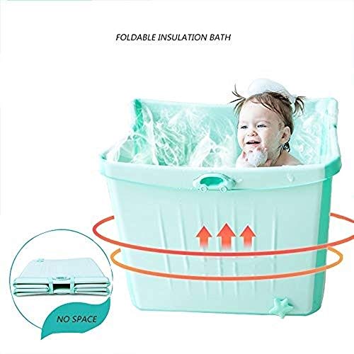 Preisvergleich Produktbild QYUB Tragbare Faltbare Kinderbadewanne Swimmingpool Große Freistehende Eckbadewanne Badewanne Eimer Zum Erhöhen Des Babys 360 Grad Langlebige Sperre Warme Wanne Faltbare Kinderbadewanne Kinderbadewann